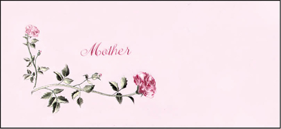Mother with Roses (Pink Crepe)
