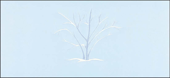 Silver Birch (Blue Crepe)