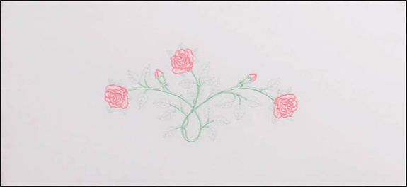 Vine & Roses (Pink Velvet)