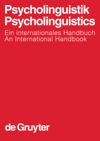 book: Psycholinguistik. Psycholinguistics