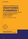 book: Orationes funebres I