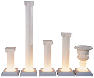 CE P1000lB Lighted Base for Roman Columns